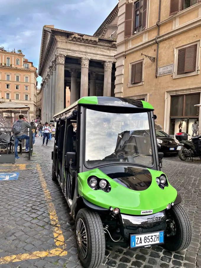 Rome golf cart accessibility